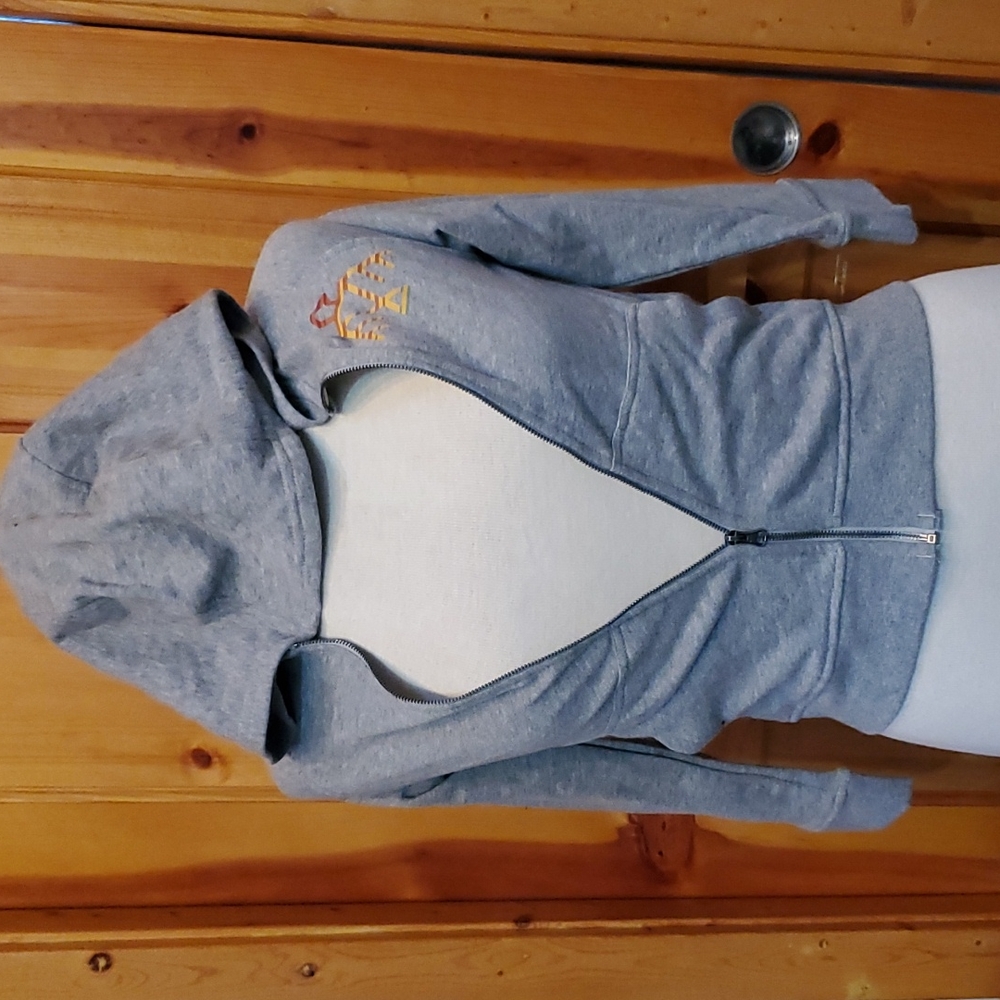Pendleton Grey Child's Zip-Up Hoodie/Jacket 7/8
